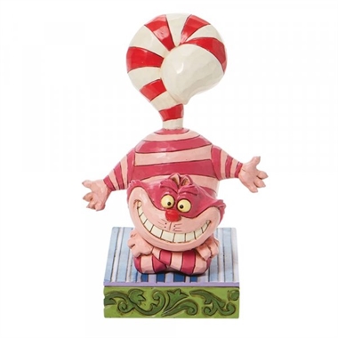 Disney Traditions - Cheshire Cat with candy cane